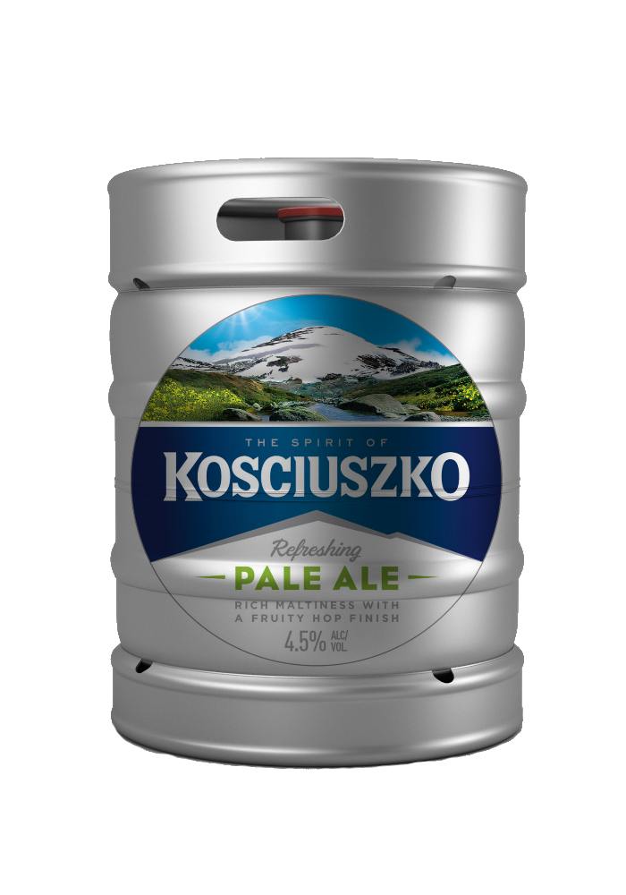 Kosciuszko Pale Ale Kegs Mobile Bevvy
